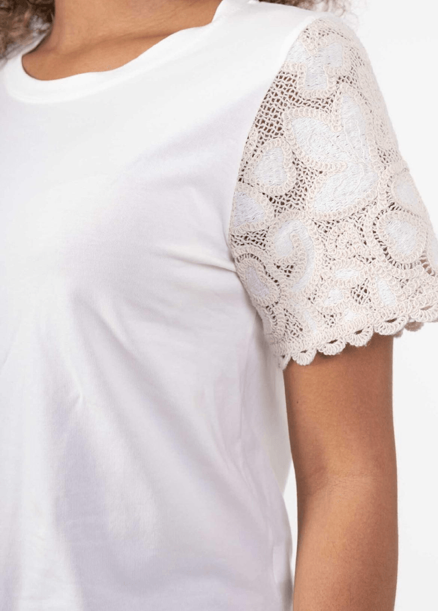 T-shirt Manche Courtes Brodé 
