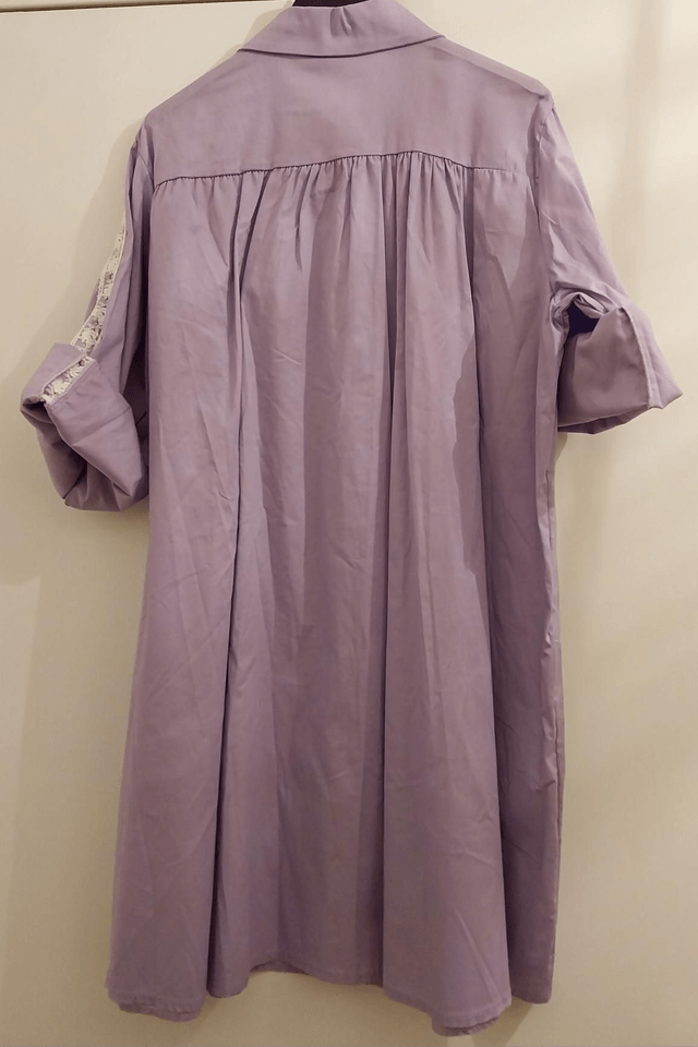 Tunique longues manches  mauve