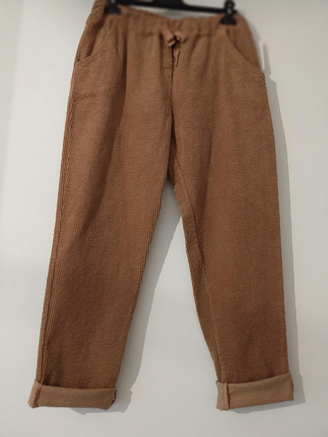 Pantalon velour côtelé 