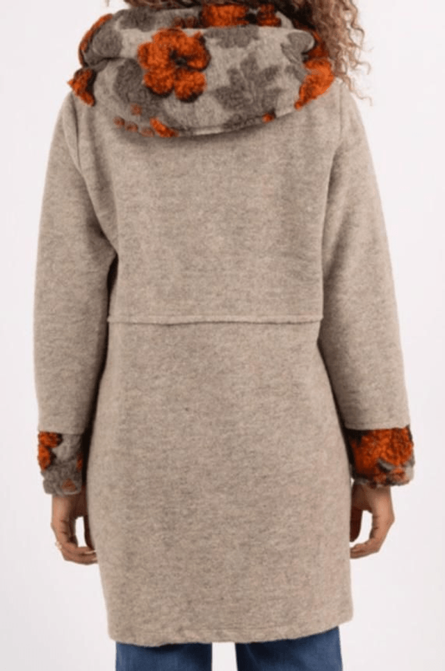Manteau imprimé floral