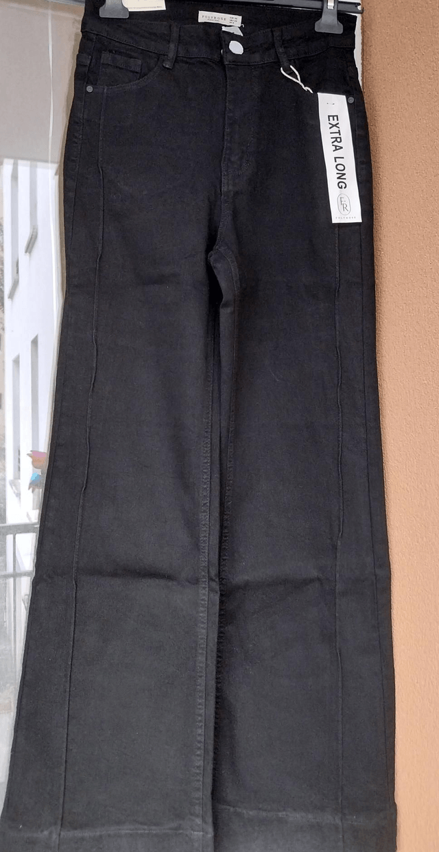 Jean extra long noir