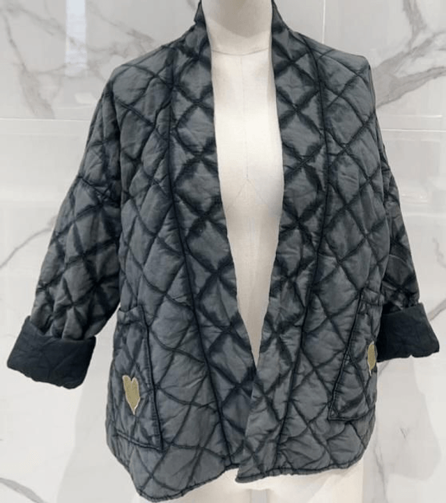 Veste matelassée délavée 