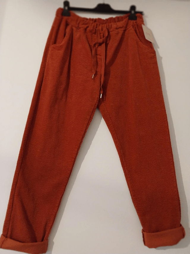 Pantalon velour côtelé 