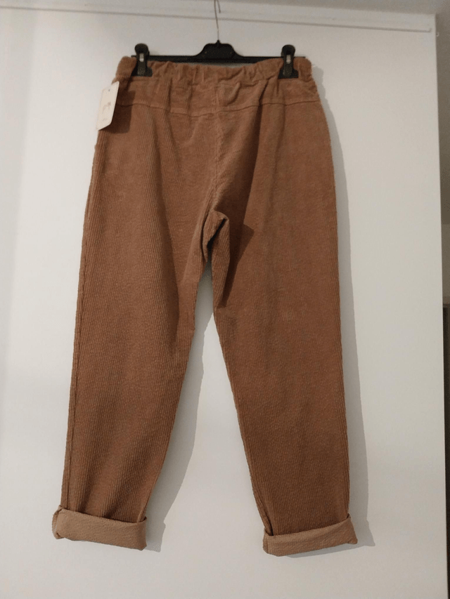 Pantalon velour côtelé 