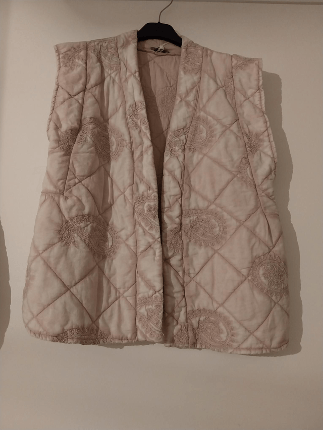 Gilet matelassé délavé sans manches