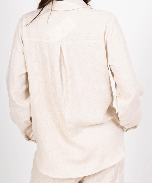 Chemise beige