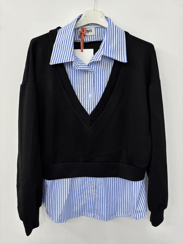 Chemise gilet intégré 