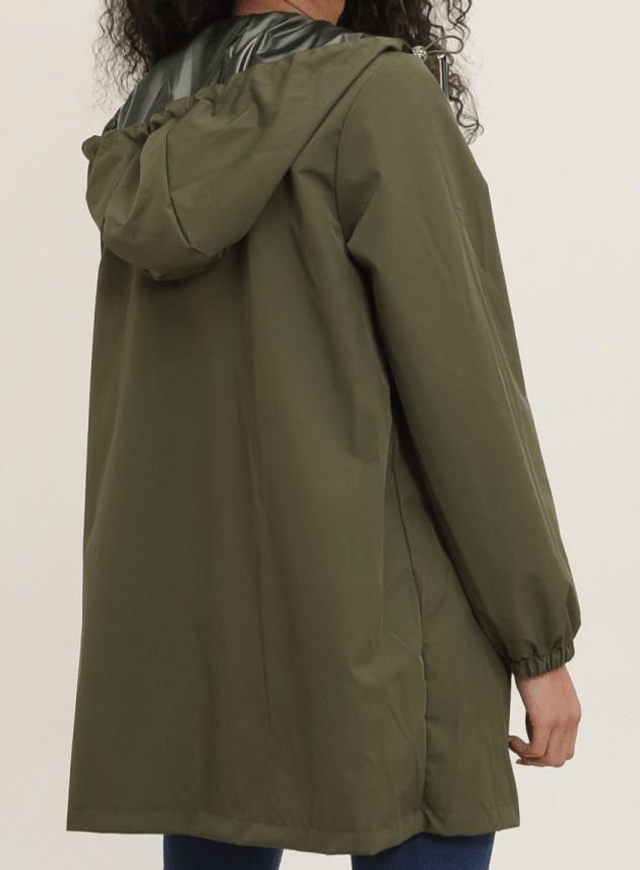 Imperméable réversible kaki 