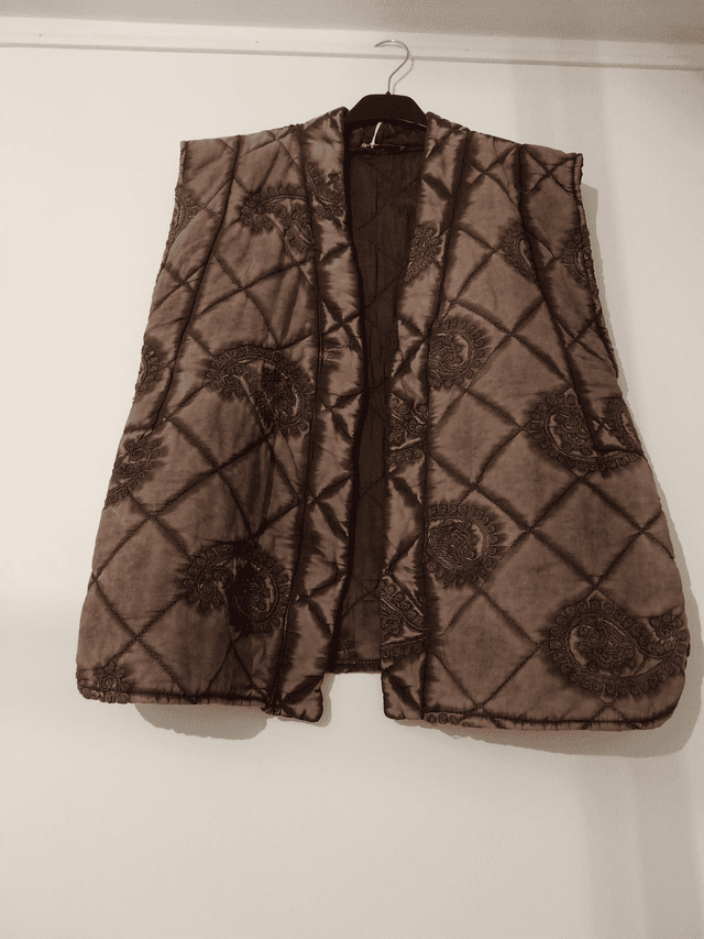 Gilet matelassé délavé sans manches