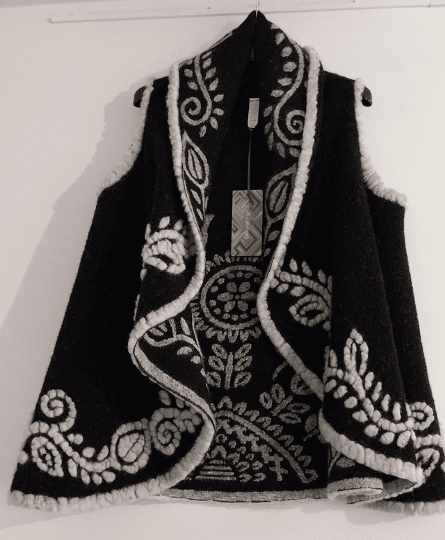 Poncho noir