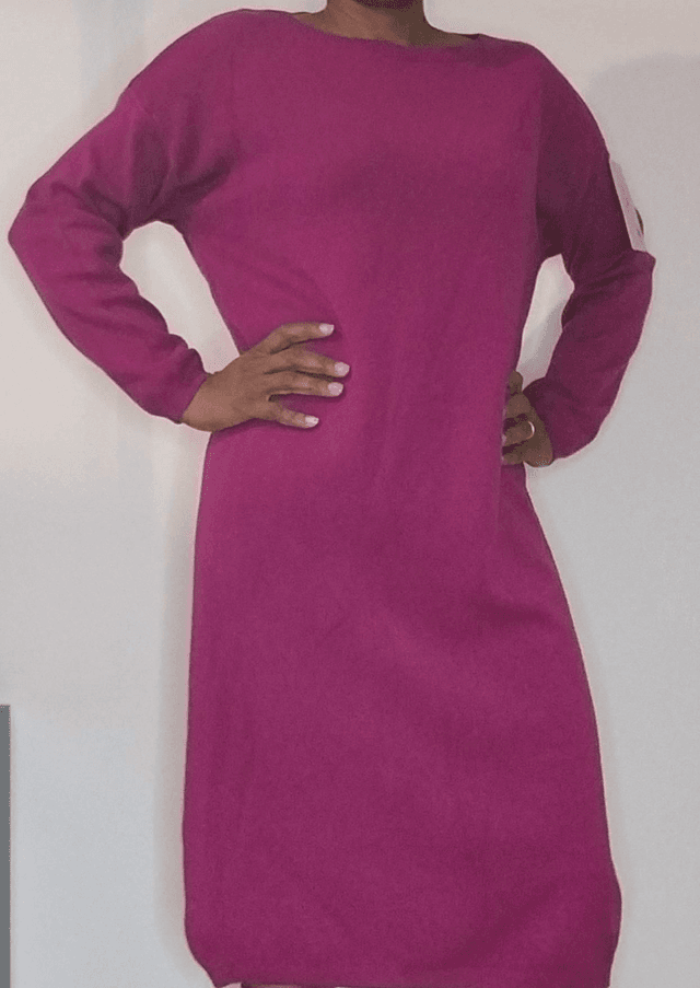 Robe pull en maille 